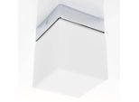 Helestra Keto LED-Deckenleuchte, Würfel, chrom