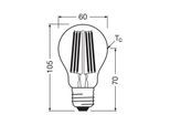 OSRAM LED Birne E27 7,2W Filament 4.000K 1521lm 2er-Pack