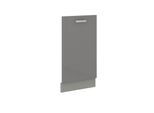 Frontblende Geschirrspüler vollintegriert 45 cm Grau Hochglanz Küche Grey Bianca