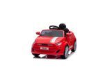 Chipolino Kinder Elektroauto Fiat 500 Fernbedienung, Sicherheitsgurt, MP3, USB rot-schwarz
