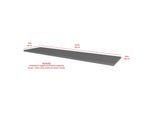Arbeitsplatte 230cm 38mm Anthrazit matt Küche Nessa Scandi Old Style Ava-AR Luna