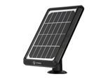 LUVISION Solarpanel Solarkollektor für Akku Überwachungskamera schwarz