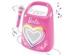 Lisciani 104475 - Barbie Partymaker Lautsprecher und Mikrofon Karaoke Bluetooth Tanzen Party