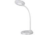 Hansa LED Tischleuchte Splash, 4000 K, Touch-Dimmer 3-fach, 300 Lumen, 300 Lumen, weiss