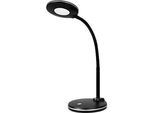 Hansa LED Tischleuchte Splash, 4000 K, Touch-Dimmer 3-fach, 300 Lumen, schwarz