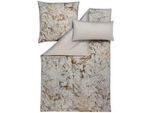 Estella Bettwäsche , Grau , Textil , Graphik , 155x220 cm , Textiles Vertrauen - Oeko-Tex® , atmungsaktiv, hautfreundlich, bügelleicht, samtiger Griff , Heimtextilien, Bettwäsche & Leintücher, Bettwäsche, Satin-Bettwäsche