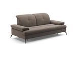 Sit & More 3-Sitzer-Sofa , Schlammfarben , Textil , 212x90x122 cm , Goldenes M, Oeko-Tex® Standard 100, Made in Europe, DGM-Klimapakt , Schlafen auf Sitzhöhe, Rücken echt, Armteil links, Armteil rechts , Wohnzimmer, Sofas & Couches, Sofas, Textilsofas