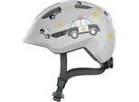 Kinderfahrradhelm ABUS "SMILEY 3.0" Gr. M, grau (grau police), Helme, Kinder, M Kopfumfang: 50cm - 55cm