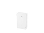 Aktenschrank 3 OH, B 800 x T 420 x H 1270 mm, abschliessbar, weiss/weiss