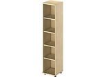 Schäfer Shop Genius Regal TETRIS WOOD, 5 OH, Höhe inkl. Gleiter, B 400 mm, Ahorn-Dekor