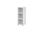 Regale Breno, 3 OH, 28 kg je Boden, B 400 x T 400 x H 1100 mm, Spanplatte, weiss