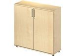 Schäfer Shop Genius Flügeltürenschrank TETRIS WOOD, 3 OH, Höhe inkl. Gleiter, B 1200 mm, Ahorn-Dekor