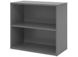 Regale Breno, 2 OH, 28 kg je Boden, B 800 x T 400 x H 748 mm, Spanplatte, graphit