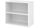 Regale Breno, 2 OH, 28 kg je Boden, B 800 x T 400 x H 748 mm, Spanplatte, weiss