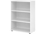 Regale Breno, 3 OH, 28 kg je Boden, B 800 x T 400 x H 1100 mm, Spanplatte, weiss