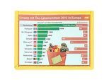 Sichttaschen, farbig, DIN A4 quer, gelb, 10 Stück