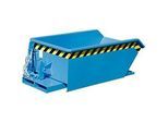 Kippbehälter Bauer Mini Typ MGU 230, 350 mm Schüttkantenhöhe, blau