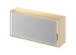 Schäfer Shop Genius Aufsatz-Querrolladenschrank TETRIS WOOD, 2 OH, B 1600, Ahorn-Dekor