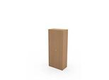 Schäfer Shop Genius Flügeltürenschrank TETRIS WALL, 5 Ordnerhöhen, Türanschlag rechts, B 800 x T 440 x H 1880 mm, Buche-Dekor