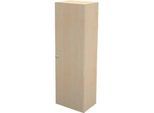 Schäfer Shop Genius Flügeltürenschrank TETRIS WALL, 5 Ordnerhöhen, Türanschlag rechts, B 600 x T 440 x H 1880 mm, Ahorn-Dekor