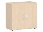 Flügeltürenschrank PALENQUE, 2 OH, B 800 x T 420 x H 752 mm, Ahorn