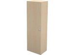 Schäfer Shop Genius Flügeltürenschrank TETRIS WALL, 5 Ordnerhöhen, Türanschlag links, B 600 x T 440 x H 1880 mm, Ahorn-Dekor