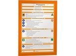 Durable Inforahmen Duraframe, DIN A4, 2 Stück, orange