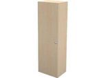 Schäfer Shop Genius Garderobenschrank TETRIS WALL, 1 Fachboden, Türanschlag links, B 600 x T 440 x H 1880 mm, Ahorn-Dekor