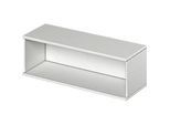 Schäfer Shop Genius Aufsatzregal TETRIS WOOD, 1 OH, B 1200, lichtgrau