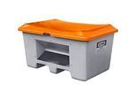Streugutbehälter unterfahrbar, mit Entnahmeöffnung, 400 l, L 1210 x B 820 x H 680 mm