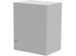 Schäfer Shop Genius Aufsatzschrank TETRIS WALL, 2 Ordnerhöhen, Türanschlag rechts, B 600 x T 440 x H 740 mm, lichtgrau