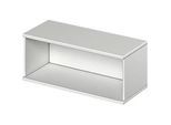 Schäfer Shop Genius Aufsatzregal TETRIS WOOD, 1 OH, B 1000, lichtgrau