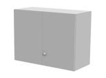 Schäfer Shop Genius Aufsatzschrank TETRIS WALL, 2 Ordnerhöhen, Türanschlag rechts, B 1000 x T 440 x H 740 mm,