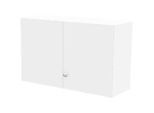 Schäfer Shop Genius Aufsatzschrank TETRIS WALL, 2 Ordnerhöhen, Türanschlag rechts, B 1200 x T 440 x H 740 mm, weiss