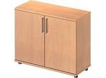 Schäfer Shop Genius Flügeltürenschrank TETRIS WOOD, 2 OH, Höhe inkl. Gleiter, B 1000 mm, Buche-Dekor