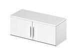 Schäfer Shop Genius Aufsatz-Flügeltürenschrank TETRIS WOOD, 1 OH, B 1000, weiss