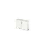 Schäfer Shop Genius Flügeltürenschrank TETRIS WOOD, 2 OH, Höhe inkl. Gleiter, B 1200 mm, weiss