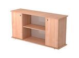 Sideboard ULM, H 840 x B 1661 x T 448 mm, Nussbaum-Dekor