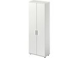 Schäfer Shop Genius Garderobenschrank TETRIS WOOD, 6 OH, H 2270 mm, Höhe inkl. Gleiter, lichtgrau