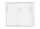 Schäfer Shop Select Anstell-/Aufsatz-Schiebetürenschrank SET UP, 2 OH, B 800 x T 420 x H 726 mm, weiss/weiss