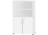 Schäfer Shop Select Kombischrank SET UP, 4 OH, weiss/weiss