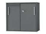 Schäfer Shop Select Anstell-/Aufsatz-Schiebetürenschrank SET UP, 2 OH, B 800 x T 420 x H 726 mm, graphit/graphit