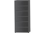 Schäfer Shop Select Regal, 6 OH, B 800 x T 420 x H 2240 mm, graphit