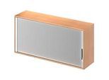 Schäfer Shop Genius Aufsatz-Querrolladenschrank TETRIS WOOD, 2 OH, B 1600, Buche-Dekor