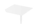 Schäfer Shop Select Verkettungsplatte PLANOVA ERGOSTYLE, CAD, B 1000, Fuss, weiss