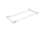 Schäfer Shop Genius Stahlsockel TETRIS WOOD, Zurückgesetzt, für Regale/Schränke B 800 mm, weiss