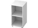 Regal TOPAS LINE, 2 Ordnerhöhen, B 400 mm, weiss