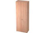 Aktenschrank TOPAS LINE, 6 Ordnerhöhen, B 800 mm, Nussbaum/Nussbaum