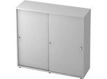 Schiebetürenschrank TOPAS LINE, 3 OH, lichtgrau/lichtgrau