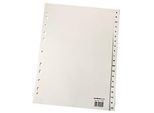 Papier-Register A4, einzeln, DIN A4 A-Z, hellchamois
